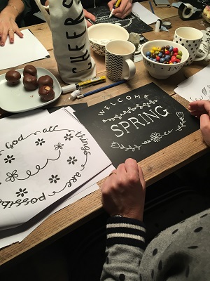 Handletteren workshop