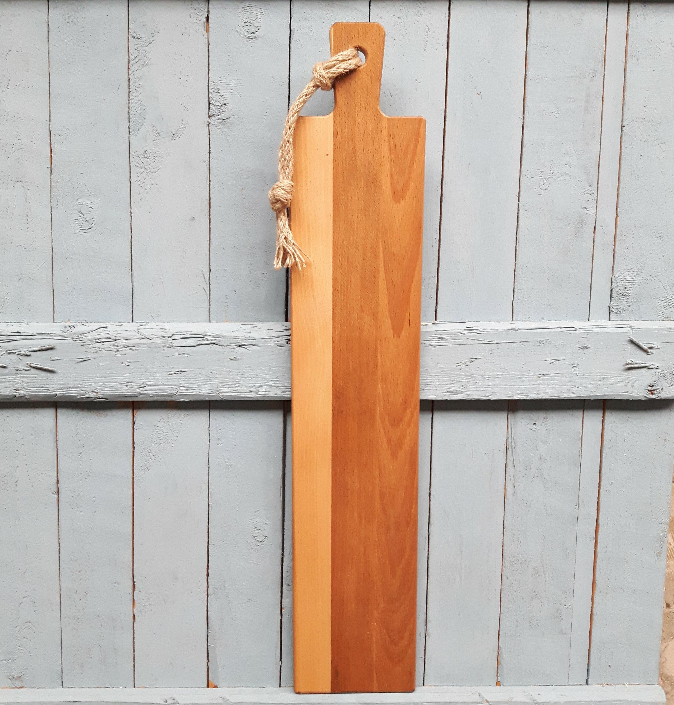 Ontspannend Scorch tarwe Lange beuken snijplank 69x13 cm incl gravure - Stempelfun- Stempels maken  en graveren